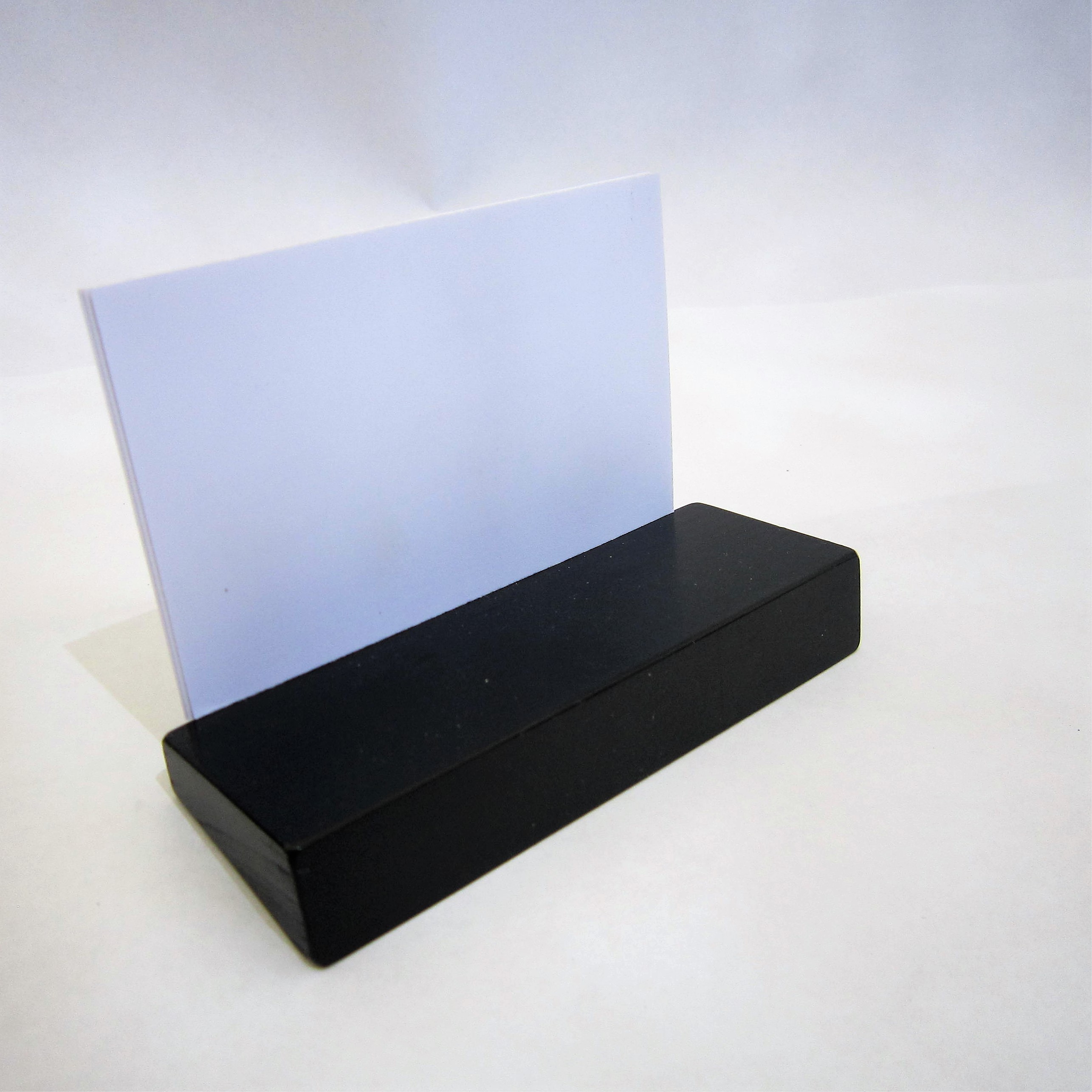 business card stand